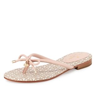 Kate Spade mistic bow flat thong sandal